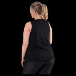 BLACC Alya Plus Size tank Black Svart