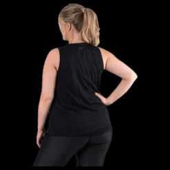 BLACC Alya Plus Size tank Black Svart