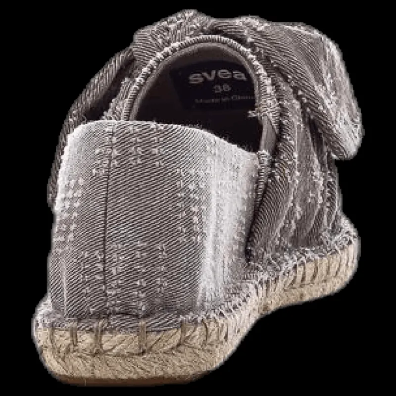 Svea Amanda Knot Espandrillo Grey/Beige Grå och Beige Online