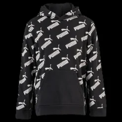 Online Puma Amplified AOP Hoody TR B Black Svart