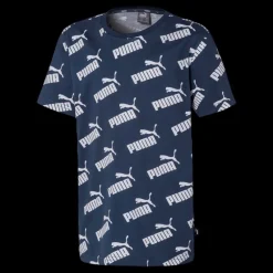 Online Puma Amplified AOP Tee B Blue Grå