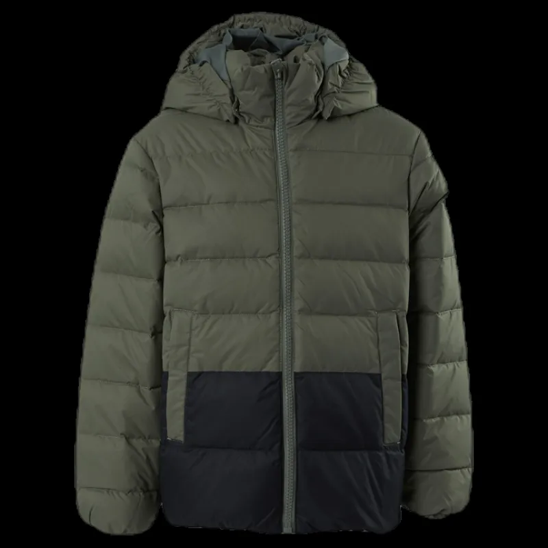 Reima Amund Down Jacket Green/Grey Grön och Grå Discount