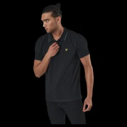 Discount Lyle & Scott Andrew Polo Black Svart