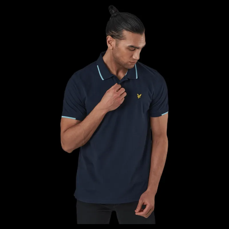 Lyle & Scott Andrew Polo Blue Blå