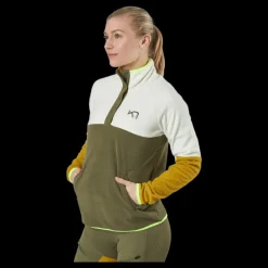 Kari Traa Ane Midlayer Nwhite Blå och Vit Clearance