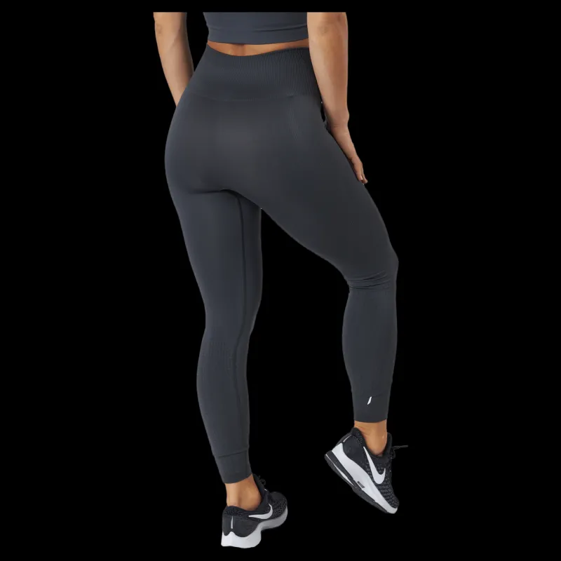 Famme Anfrag Tights 2 Dark Grey Svart Outlet