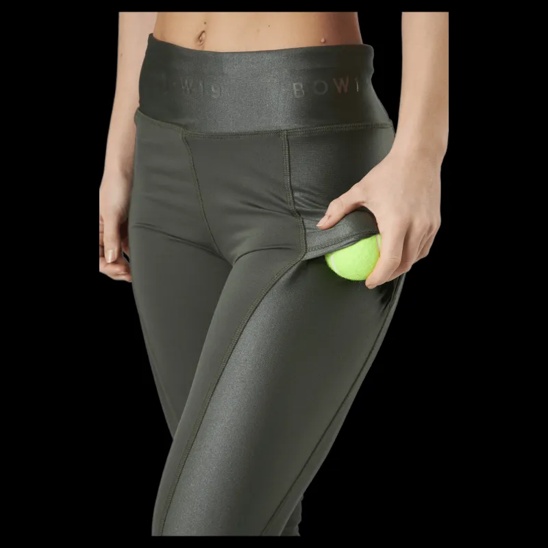 Hot BOW19 Angie Tights Army Green Svart