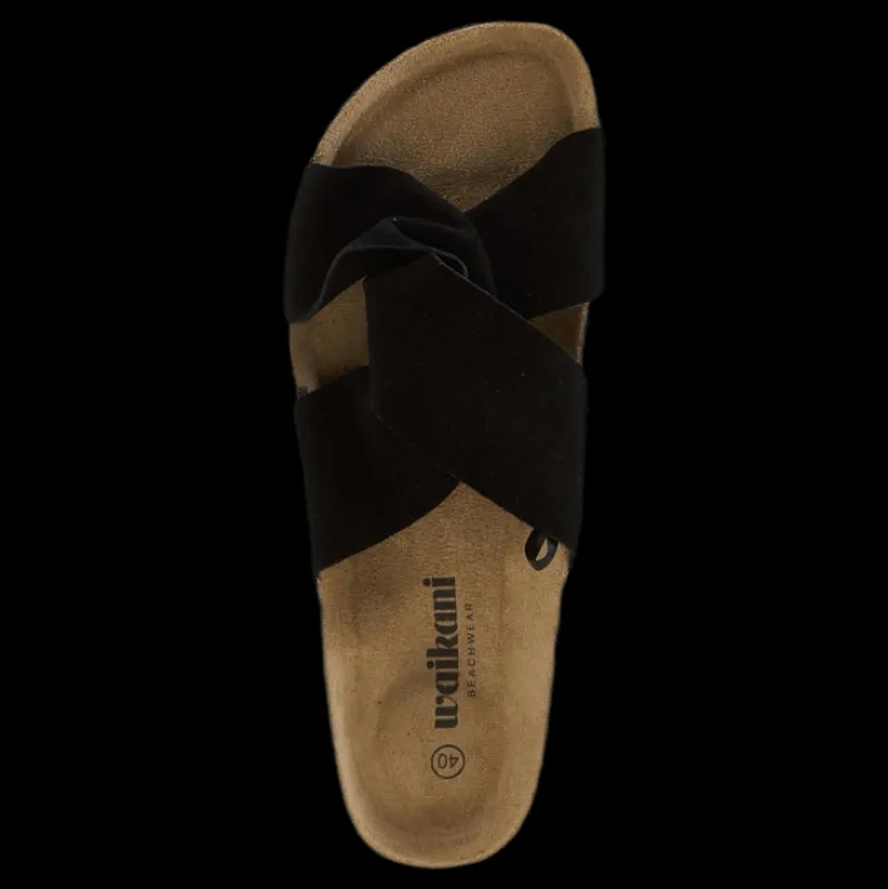 Waikani Beachwear Anie Slippers Black Svart Outlet