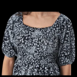 Outlet Pieces Anthea Ss Top Blue Blå
