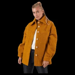 Pieces Anura Overshirt Yellow Discount