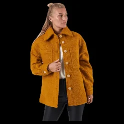 Pieces Anura Overshirt Yellow Discount