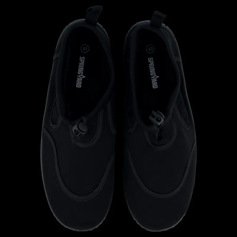 New Springyard Aquashoes Black Svart