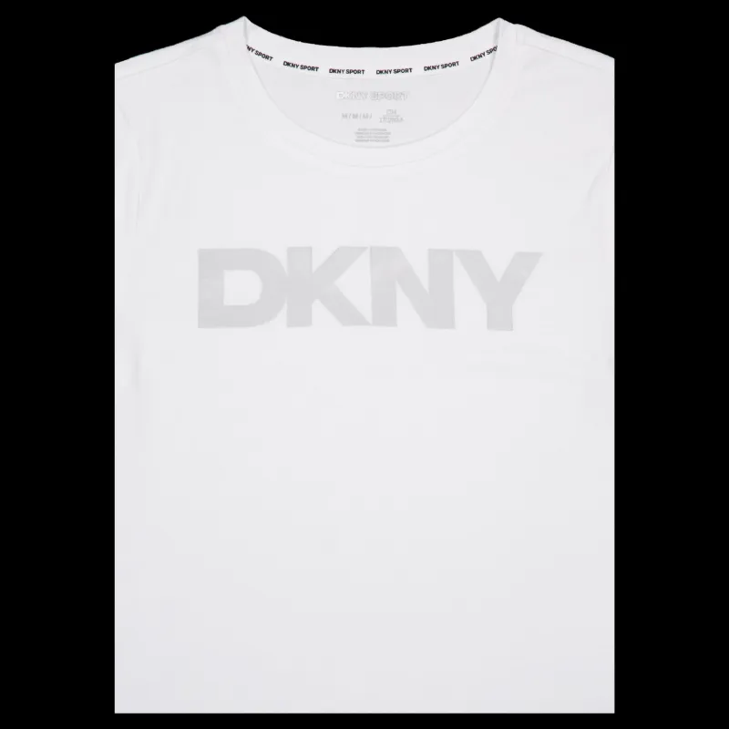 DKNY Sport Arched Dkny Rhinestone Ombre L White/silver Vit