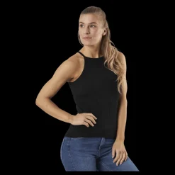 Pieces Ardena Strap Top 2 Pack Kac Black Svart Discount