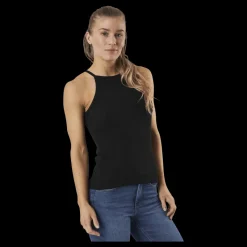 Pieces Ardena Strap Top 2 Pack Kac Black Svart Discount