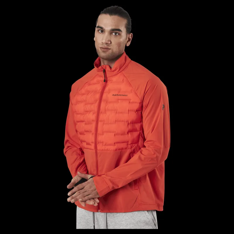 Clearance Peak Performance Argon Swift Hybrid Jacket Orange/Grey Orange och Grå