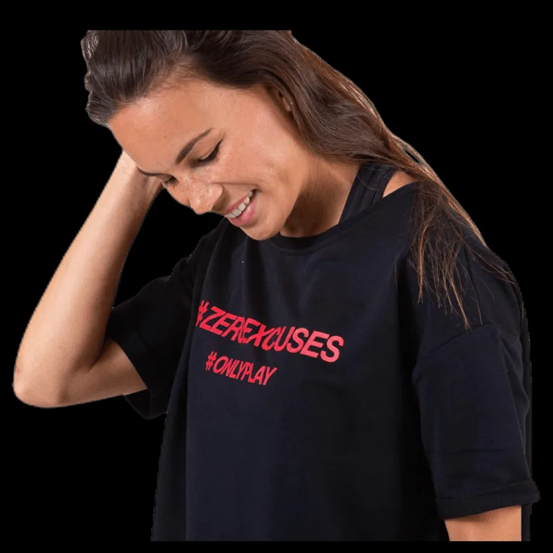 Clearance Only Play Arina Ss Loose Sweat Top Black Svart
