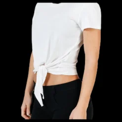 Only Arli S/S Knot Top White Vit Best