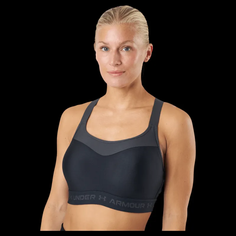 Clearance Under Armour Armour High Crossback Bra Black Svart