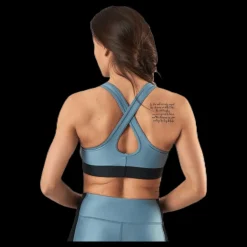 Under Armour Armour Mid Crossback Bra Blue Blå Sale