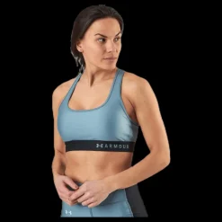 Under Armour Armour Mid Crossback Bra Blue Blå Sale