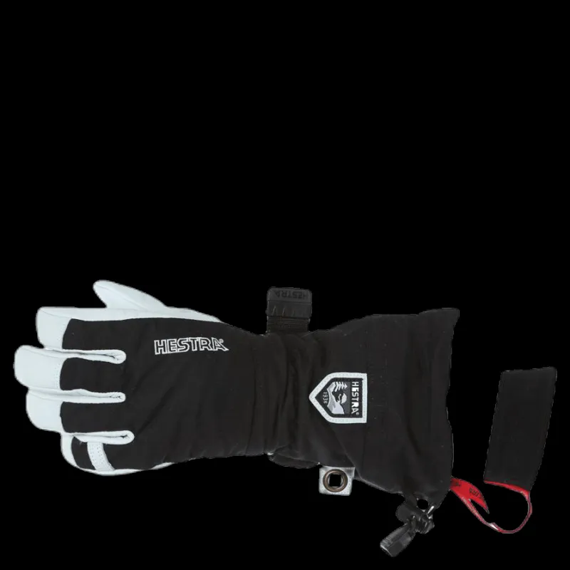 Hestra Army Leather Heli Ski Black Svart Sale