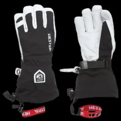 Hestra Army Leather Heli Ski Junior White/Black Vit och Svart New