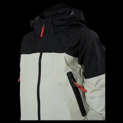 Didriksons Ash Kids Jacket Blue/Beige Blå och Beige Outlet