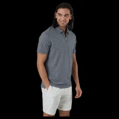 Jack & Jones Asher Ss Polo Blue Blå Discount