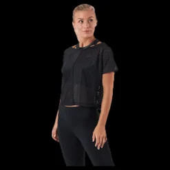 Craft Asome Cropped Tee Black Svart Hot