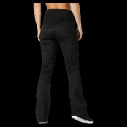 Clearance Odd Molly Asphalt Flower Pant Black Svart