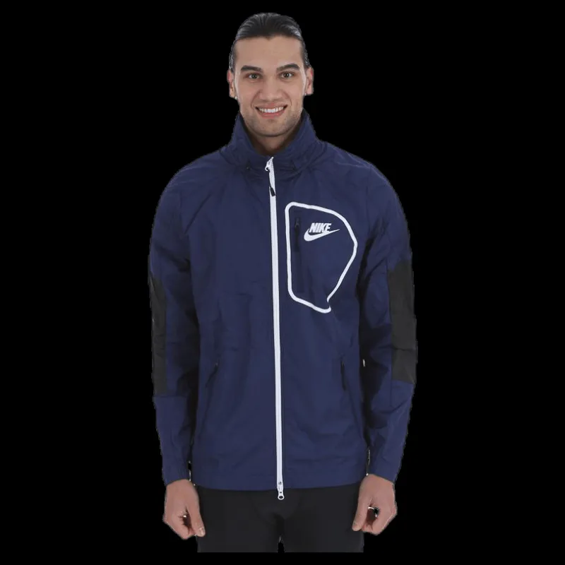 Nike AV15 Woven Jacket Blue/Black Blå Sale