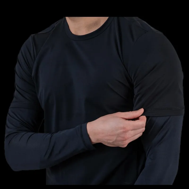 Björn Borg Avery LS Tech Tee Black Svart Clearance