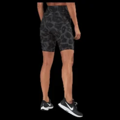 Casall Awake Printed Biker Tights Black/Grey Svart och Grå