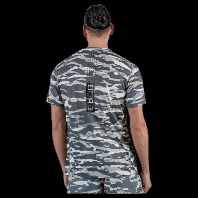 Björn Borg Ax Tee Green/Grey Grön och Grå Sale