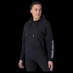 Björn Borg B Sport Cropped Hood Black Svart Online