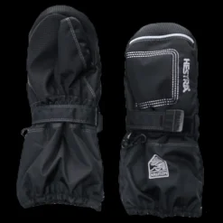 Hestra Baby Zip Long - Mitten 0-5 Years Black Svart Hot