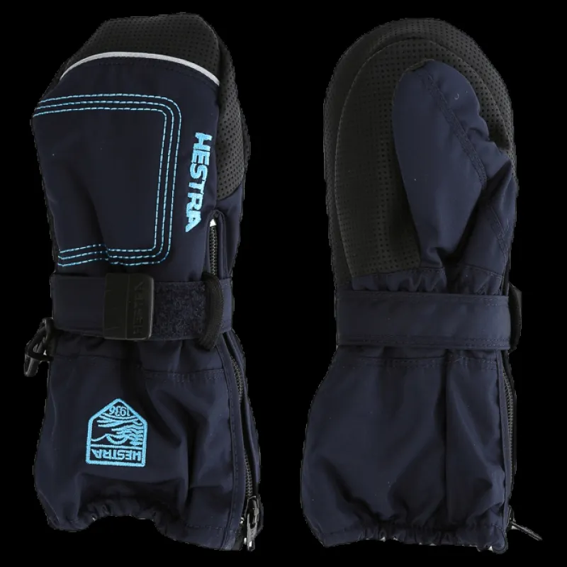 Hestra Baby Zip Long - Mitten 0-5 Years Blue Blå New