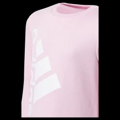Sale adidas Badge of Sport Logo Crewneck Sweatshirt Clear Pink Rosa