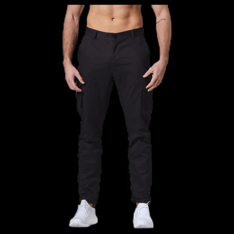 FRONTIER Ballastic Cargo Pants Black Svart Outlet