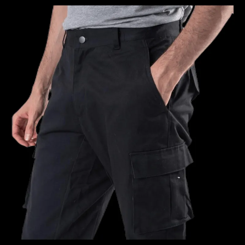 FRONTIER Ballastic Cargo Pants Black Svart Outlet
