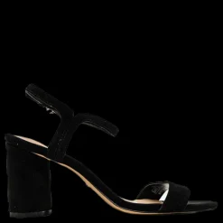 Clearance Only Balsa Mf Heeled Sandal Black Svart