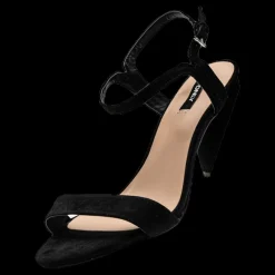 Clearance Only Balsa Mf Heeled Sandal Black Svart