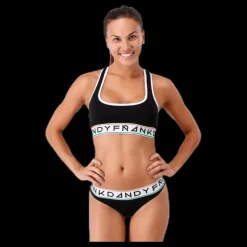 Frank Dandy Bamboo Bralette White/Black Vit och Svart Outlet