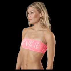 Outlet Nike Swim Bandeau Bikini Top Pink Rosa