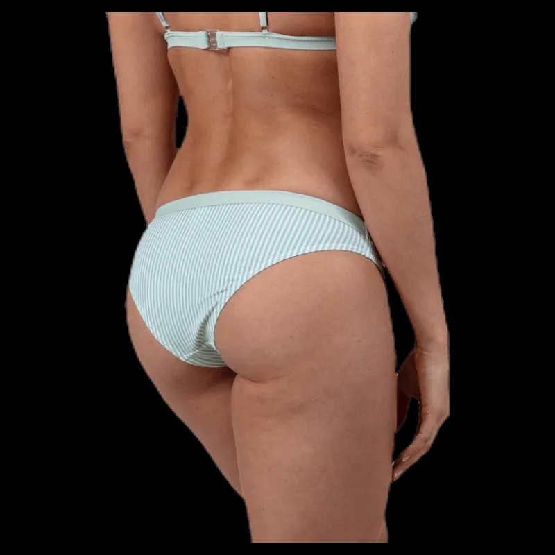 Pieces Barbara Bikini Brief Blue Blå Best