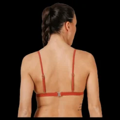 Pieces Barbara Bikini Triangle Bra Red Röd Discount