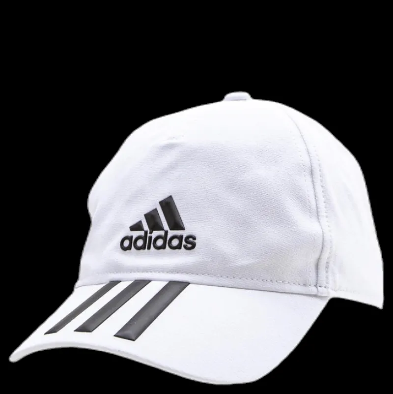 Hot adidas Tennis Baseball 3 Stripes Cap White/Black Vit och Svart