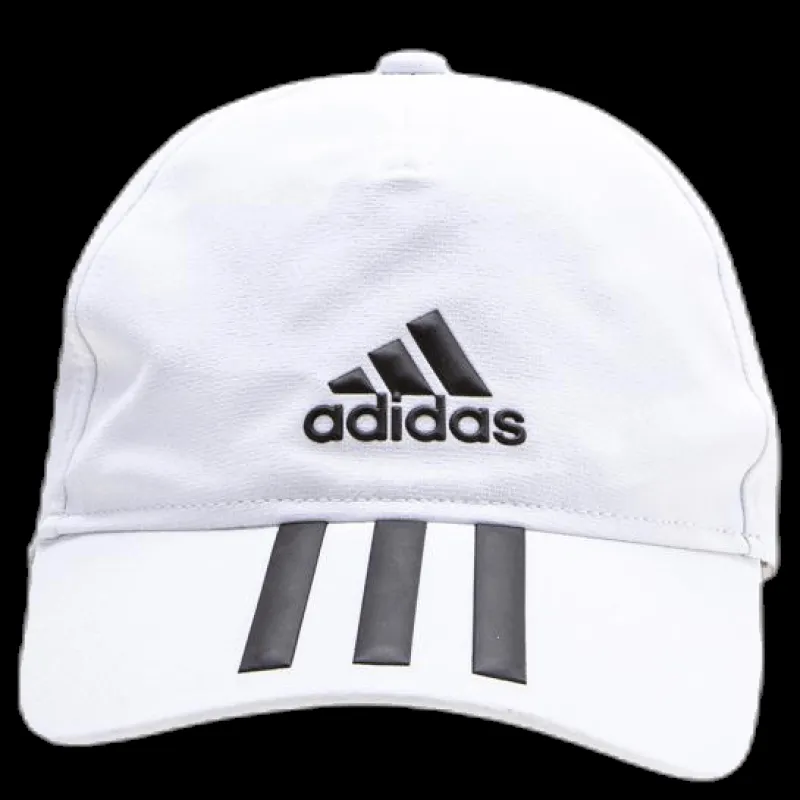 Hot adidas Tennis Baseball 3 Stripes Cap White/Black Vit och Svart