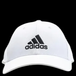 Best adidas Baseball Cap Cotton Twill White / White / Black Vit
